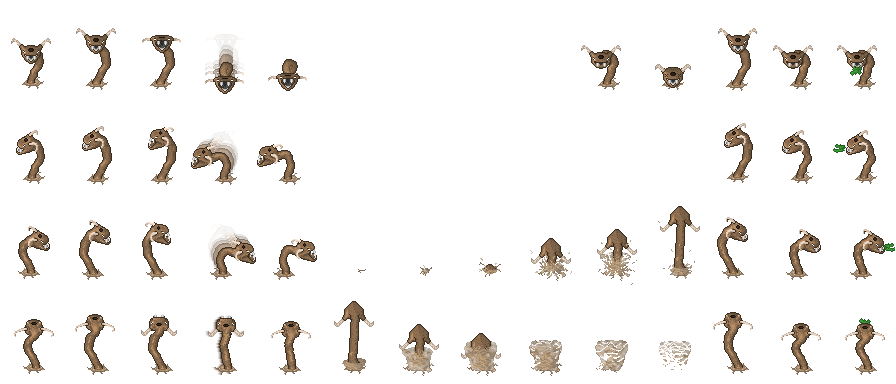 spritesheet for "The Trozz"