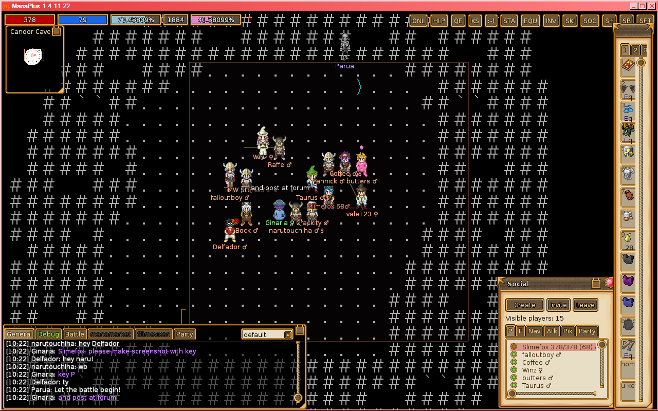 A screenshot of the problem, in Candor.