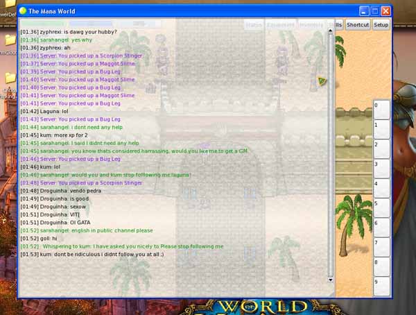 screen shot one where i asked him to stop